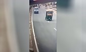 Truck Overturns Onto Motorbike, Two Killed