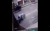 Woman Dragged Off Motorcycle During Robbery